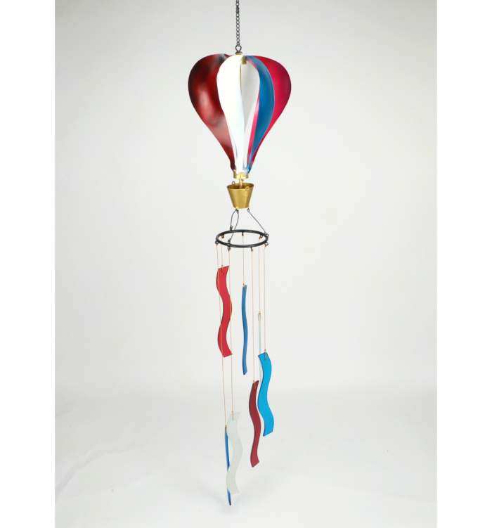 Patriotic Hot Air Balloon Wind Chime